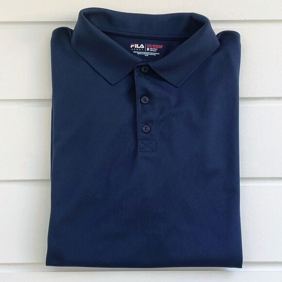 Men's FILA Sport Athletic Fit Golf® Classic-Fit Pro Core Performance Polo Medium - Picture 4 of 9